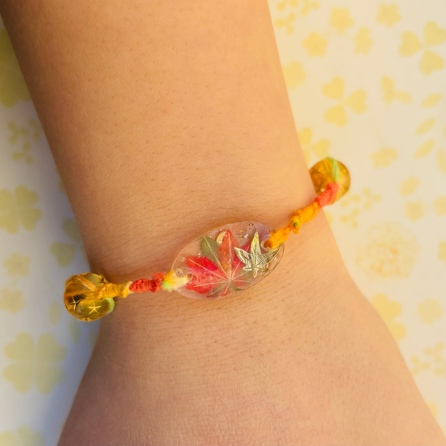 Fall Leaf Friendship Bracelet