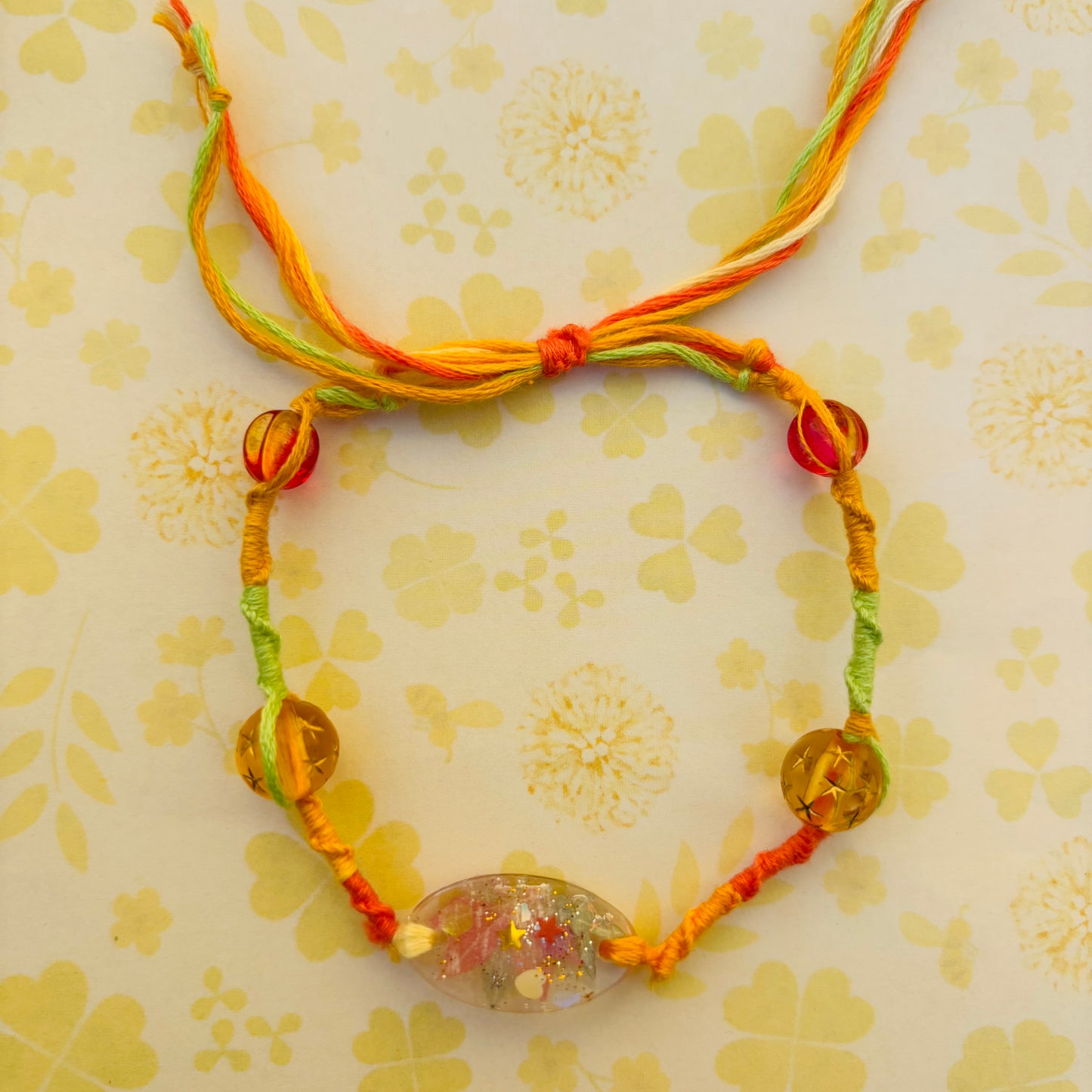 Fall Leaf Friendship Bracelet