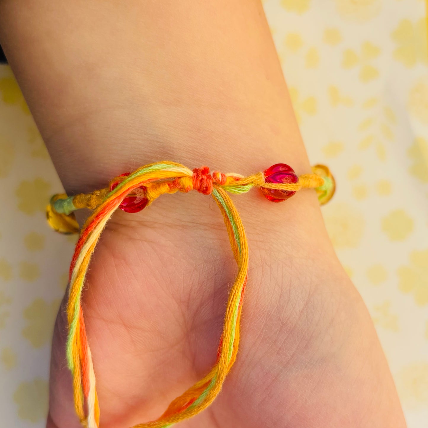 Fall Leaf Friendship Bracelet