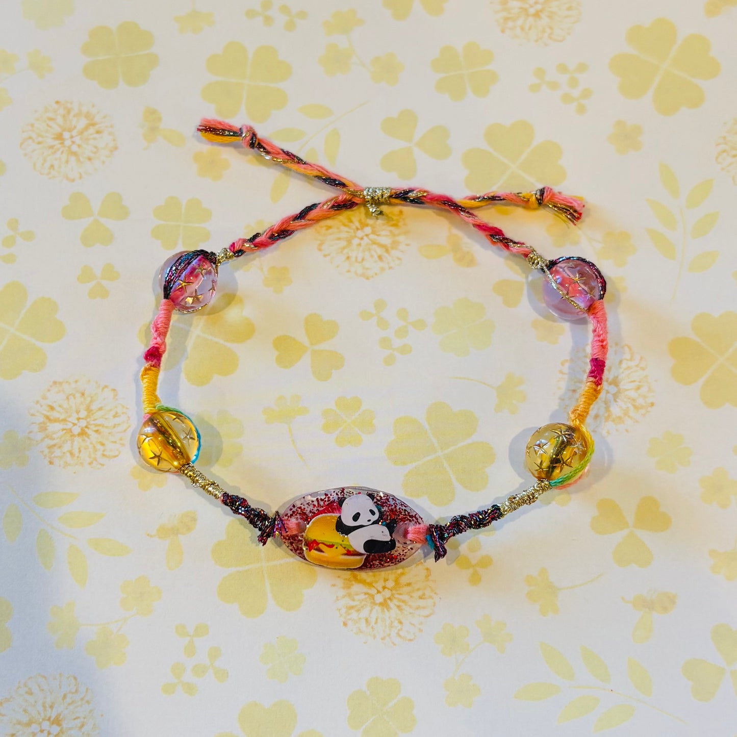 Red Panda Burger Bracelet