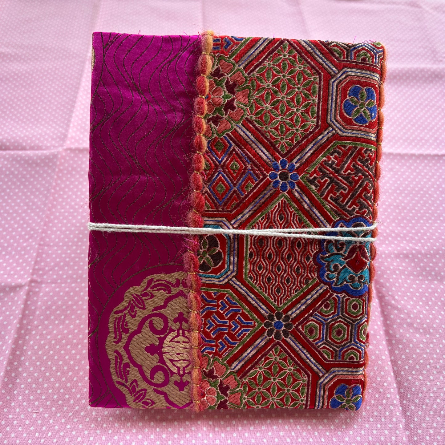 Red Luck Flower Journal Notebook