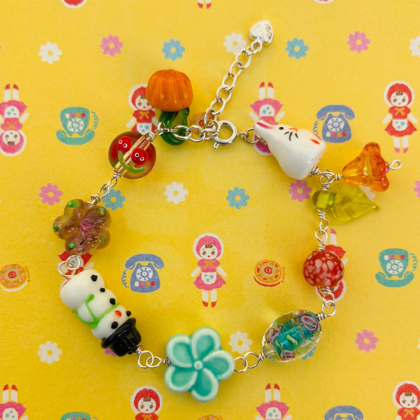 Classic Soupacute Chunky Bracelet Heart Clasp