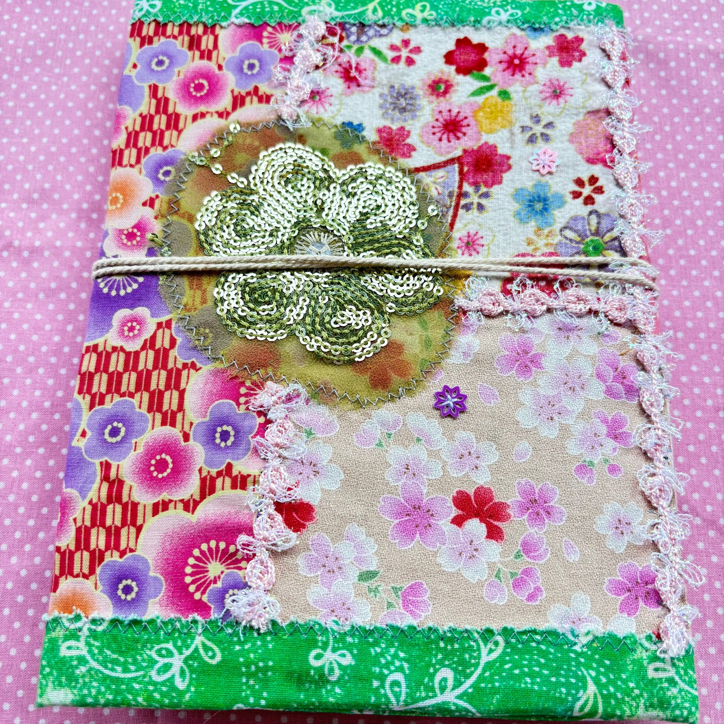 Pink Flower Notebook