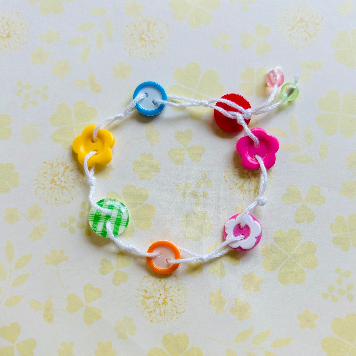 Colorful Button Bracelet