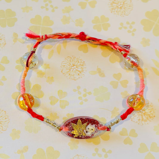 Red Maple Cat Bracelet