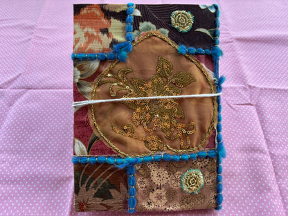 Blue Cream Notebook Journal
