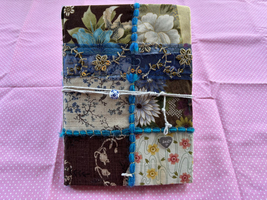 Blue Cream Notebook Journal
