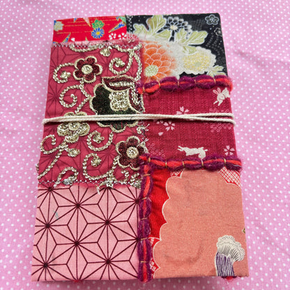 Maroon Floral Bunny Notebook